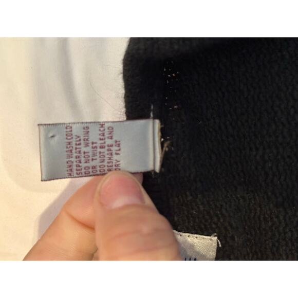 Vintage Karen Scott II Women Black Gold Christmas silk Cardigan Sweater Size 3X - Picture 6 of 8